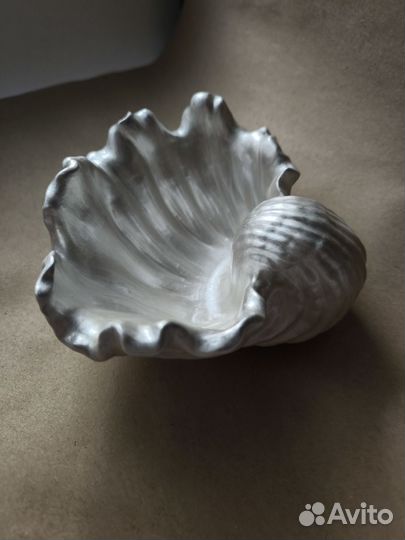 Гипсовая шкатулка Ракушка