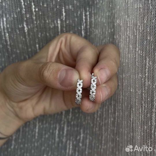 Серебряные серьги Sokolov новые много разных