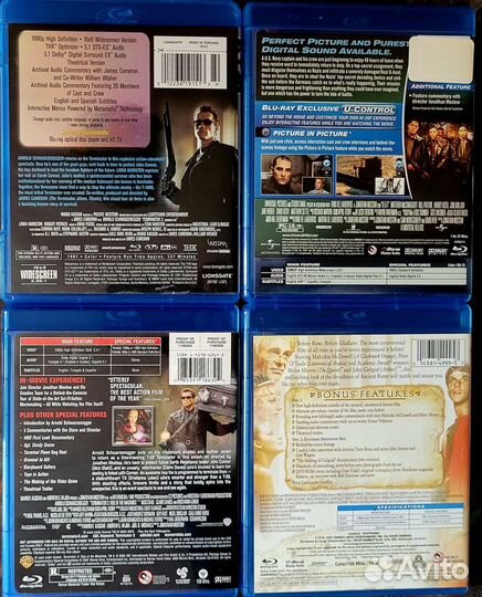 Blu Ray диски лицензионные импортные