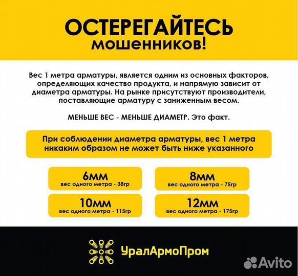 Композитная арматура 10мм
