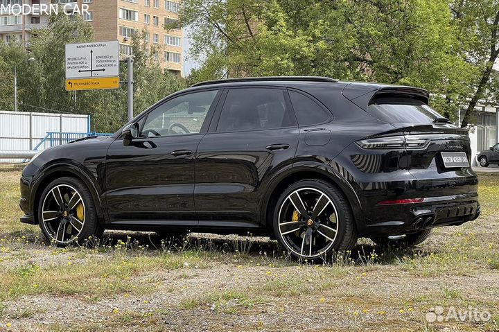 Спойлер на крышку багажника Porsche Cayenne E3