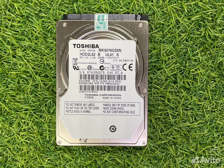 Жесткий диск Toshiba 500Gb 2.5