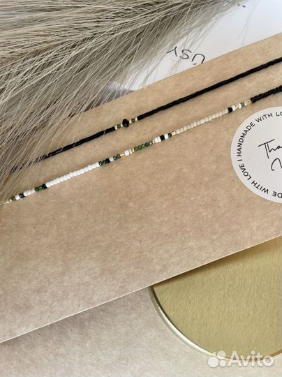 Комплект чокер 2 шт тренд 2023 ручная работа