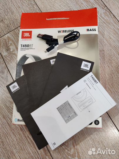 Беспроводные наушники jbl t450 bt