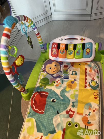 Музыкальный коврик пианино fisher price