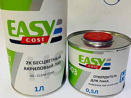 Лак бесцветный Easy Cost 007 HS 2:1 1л+0,5л отв