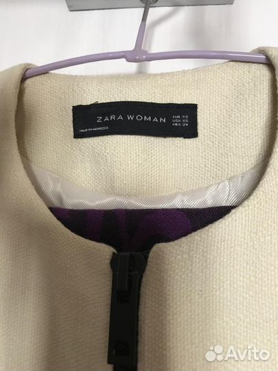 Льняное пальто Zara