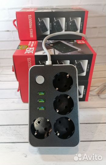 Сетевой фильтр с 3 usb. Отдам остатки