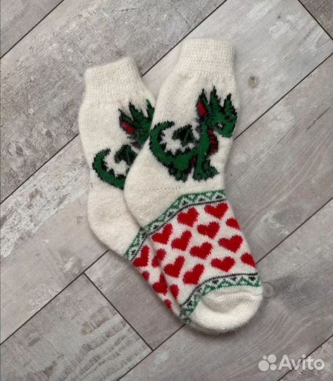 Носки шерстяные, новые