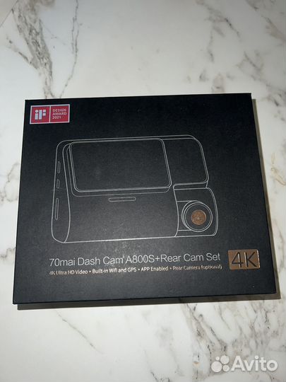 Видеорегистратор xiaomi 70mai a800s+ Rear Cam Set