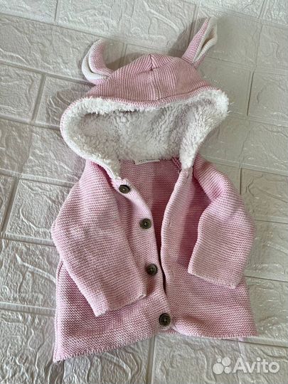 Кофта зайчк 0-3мес