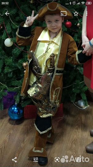 Новогодний костюм для мальчика Пират