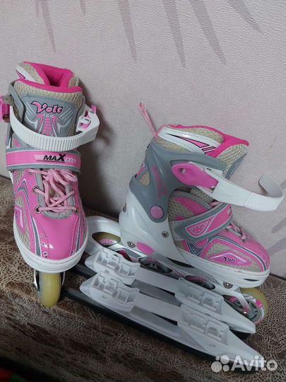 Детские ролики и защита