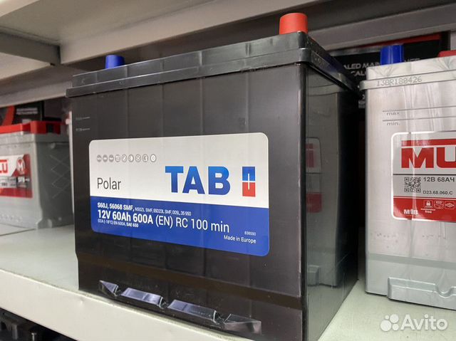 Аккумулятор 60 Tab на Тойоту Установка