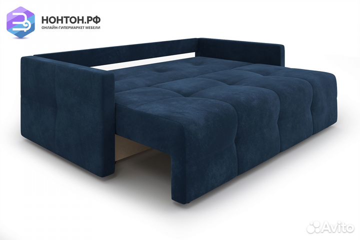 Диван еврокнижка Марсель 2 темно-синий