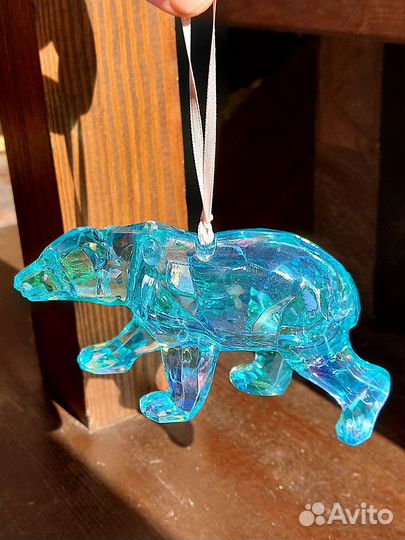 Белый медведь фарфор Гжель Вербилки