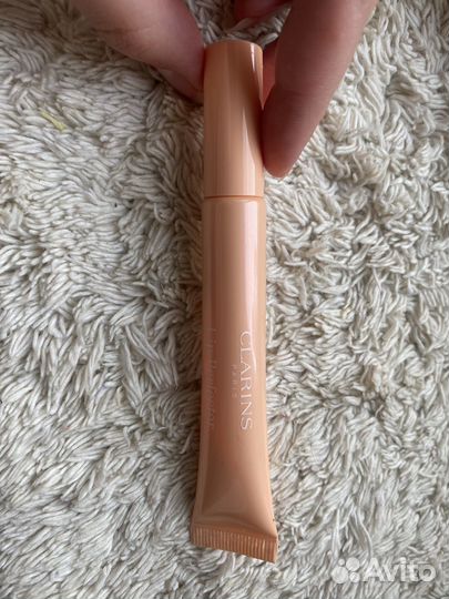 Блеск для губ clarins 22 персик с шиммером