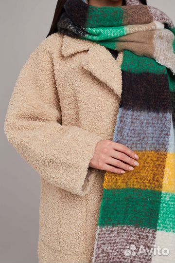 Палантин шарф женский теплый платок