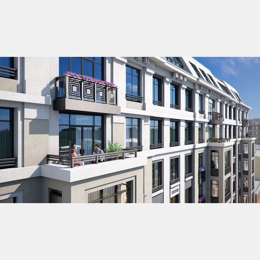 2-к. квартира, 68,9 м², 6/9 эт.