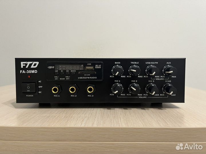 Новый Микшер-усилитель FA-30MD FTD