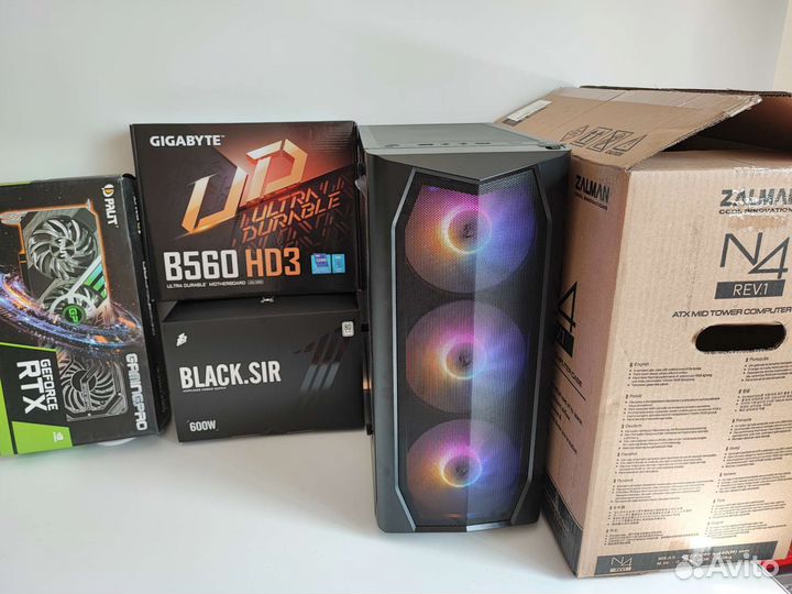 Игровой i5 10400F + RTX 3070