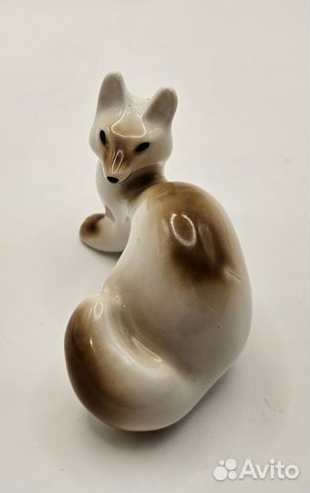 Фарфоровая статуэтка СССР лфз Соболь,куница лисица