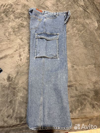 Джинсы женские широкие