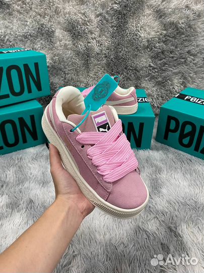 Puma Suede XL Розовые оригинал Poizon