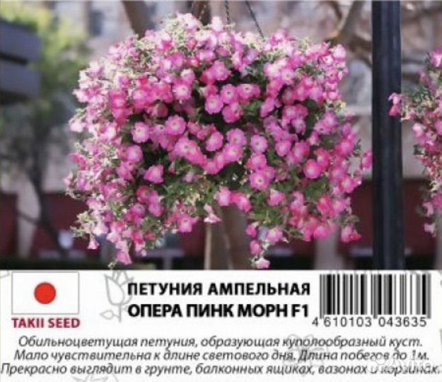 Семена ампельной петунии