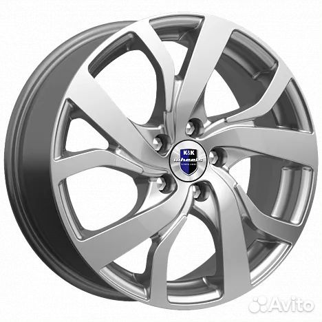Кик Палермо (кс607) 6,5x16 5/105 ET39 d-56,6 дарк платинум (Арт.r72866) Оригинал