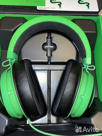 Проводная гарнитура Razer Kraken зеленый