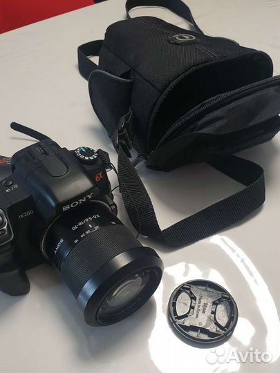 Зеркальный фотоаппарат sony alpha 200
