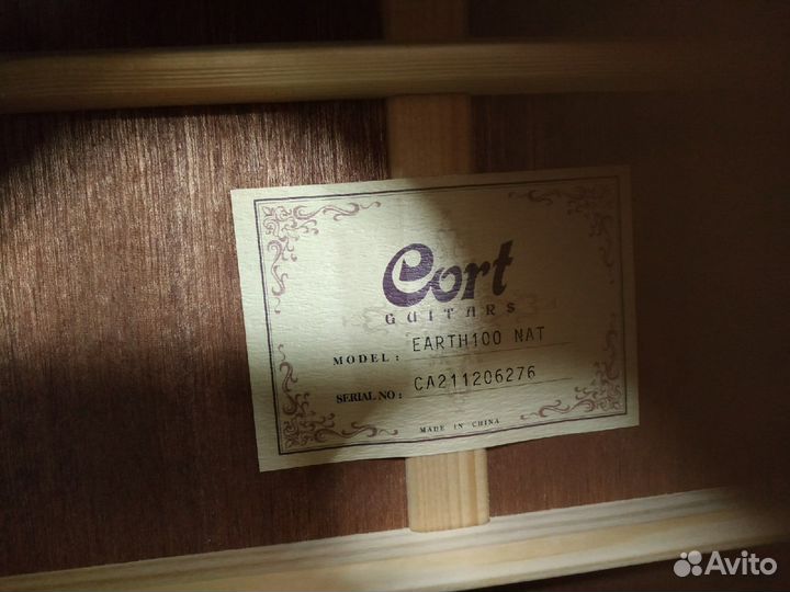 Акустическая гитара Cort массив