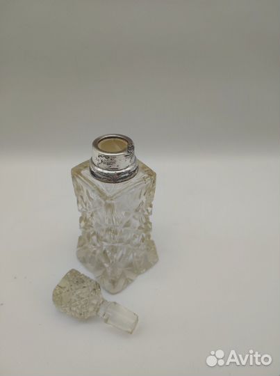 Флакон для духов, хрусталь, Туалетная баночка нач