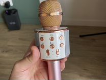Микрофон с колонкой караоке bluetooth