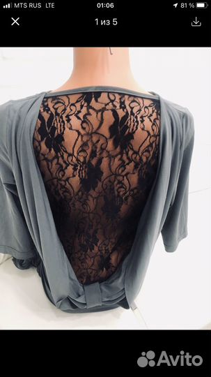 Вечернее платье с открытой спиной