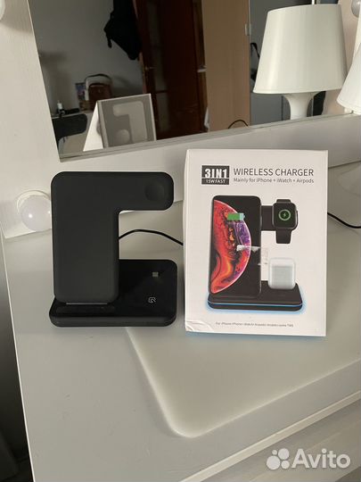 Беспроводное зарядное устройство 3 в 1