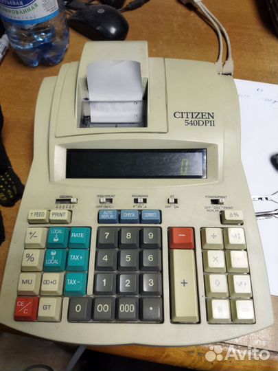 Калькулятор с печатью Citizen 540dp