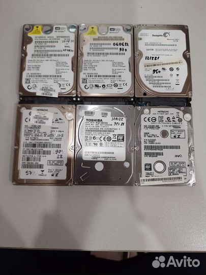 Жесткие диски для ноутбука от 80GB до 750GB