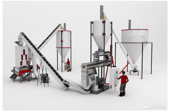 Линия гранулирования опила 6000 кг/час