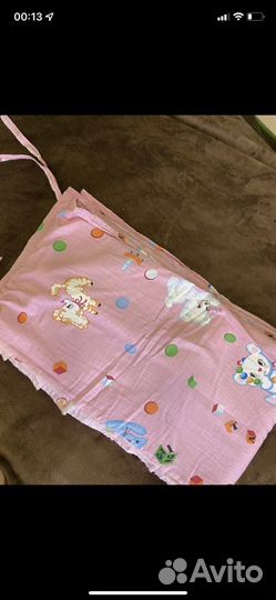 Бортики для детской кроватки