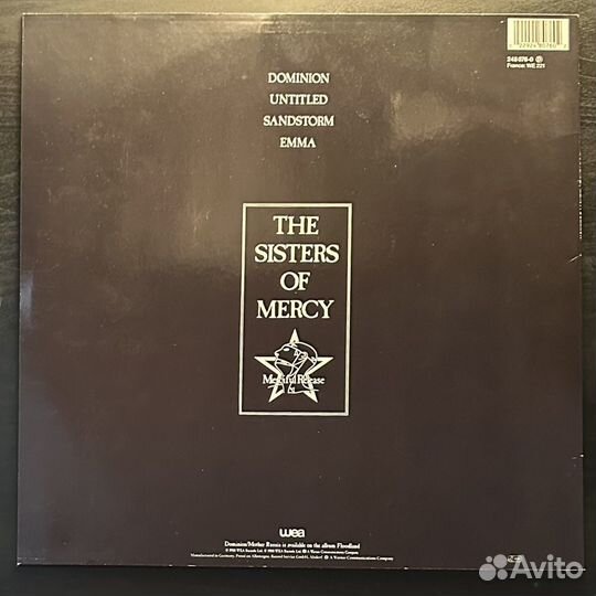 The Sisters Of Mercy – Dominion (Германия 1988г.)