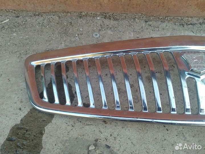 Решетка радиатора газ 31105 волга хром