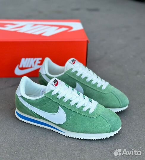 Кроссовки nike cortez vintage green