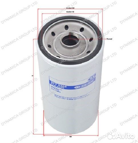 Фильтр топливный sure SFF0202 Komatsu D65RX15 D155