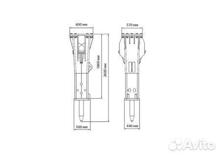 Гидромолот HammerMaster HM 240