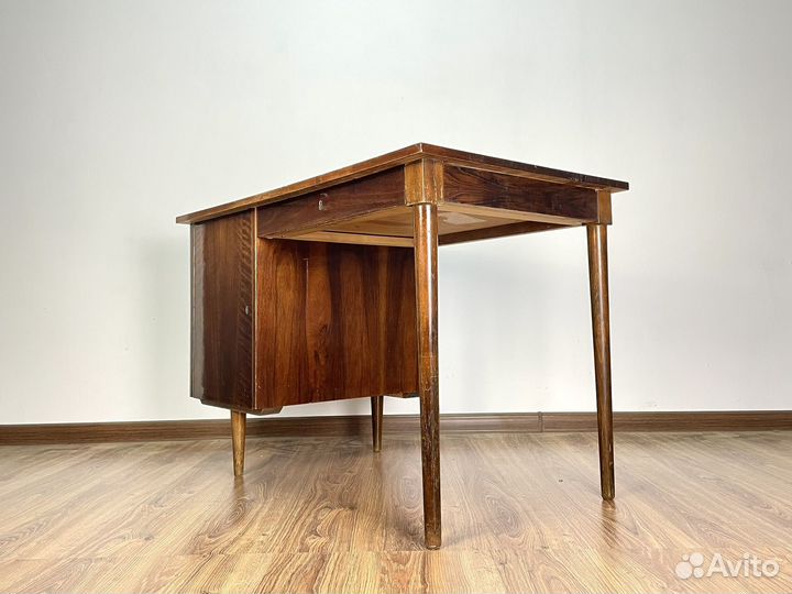 Редкий винтажный письменный стол mid century
