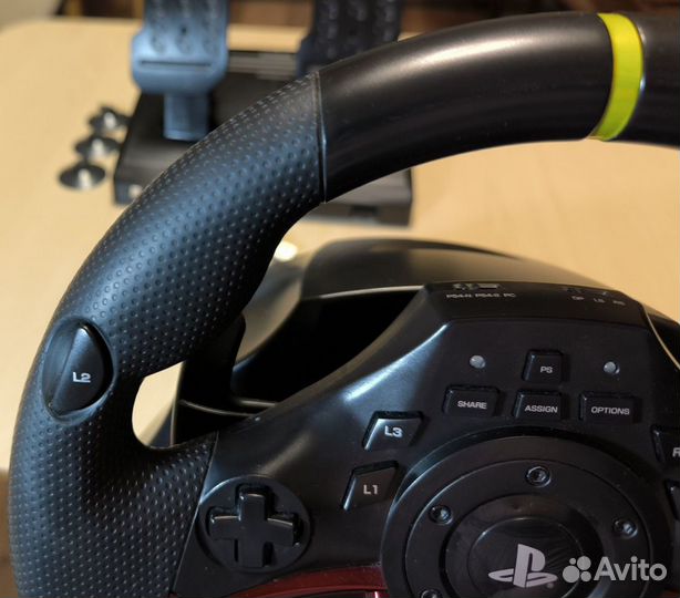 Игровой руль hori racing wheel apex wireless