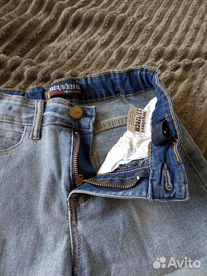 Бриджи джинсовые для мальчика 128см