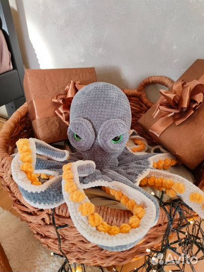 Игрушка ручной работы Гигантский осьминог